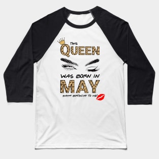 May Birthday Baseball T-Shirt